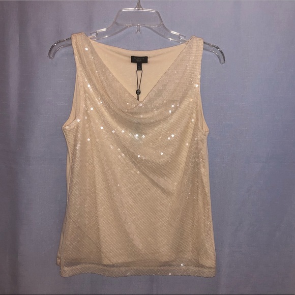 Talbots Tops - NWT! Talbots Gorgeous Sequin Slvless Top